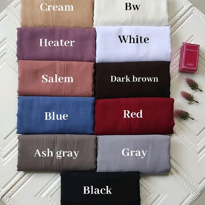 Selimut Segi Empat Paris Jadul 110x110cm - Bahan Adem dan Lembut - Wanita, Muslim, Square, Navy, Kat