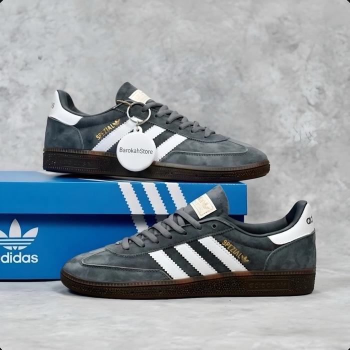 SEPATU ADIDAS HANDBALL SPEZIAL GREY WHITE ORIGINAL VIETNAM BNIB
