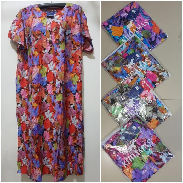 Yuli - Daster Batik 04 Jumbo Ld 120 - 135 Cm Pb 113 Cm Kuda Mas Sarwendah