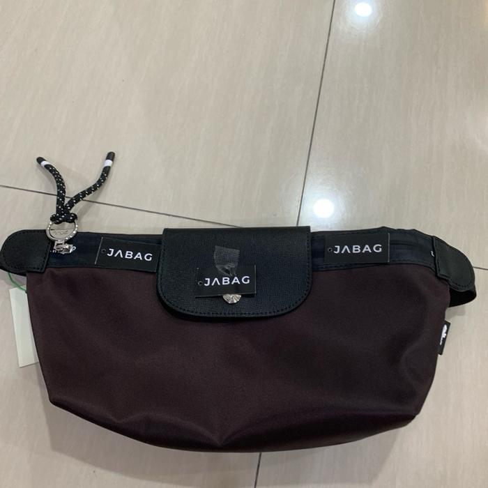 JABAG Tas Pinggang Wanita Parasut Premium Waist Bag Casual Model Lipat Nylon Waterproof Sling Bag Se