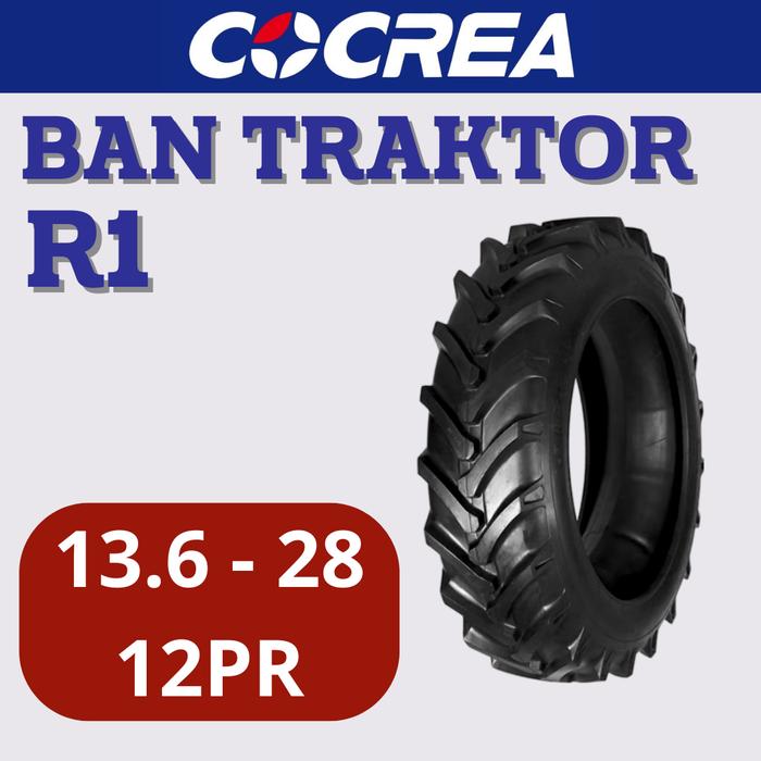 ANEKA BAN COCREA Ban Traktor R1 13.6-28 12 PR ban alat berat