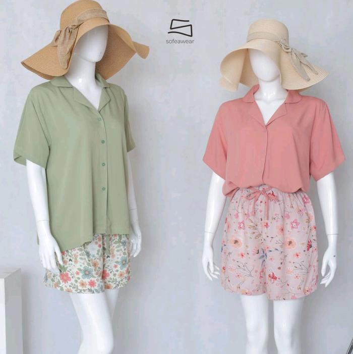 MALA SET Setelan Pendek Jumbo