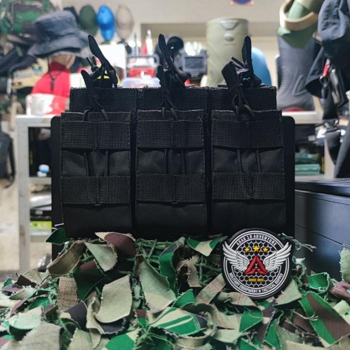 New Pouch Magazine Triple Cordura 300D Tactical