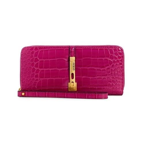 DOMPET WANITA GUESS ORIGINAL / JAMES SLG LARGE ZIP AROUND - Guess ori - pink
