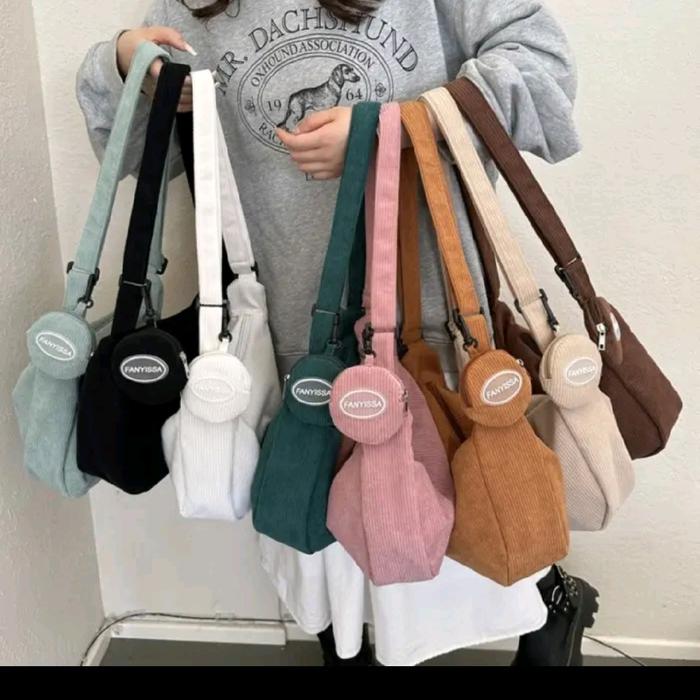korean dumpling bag Selempang Cewek Wanita Slingbag