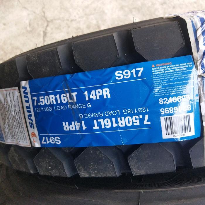 Ban sailun 750R16 / 750-16 / 750 16 Sailun S917 Radial kawat