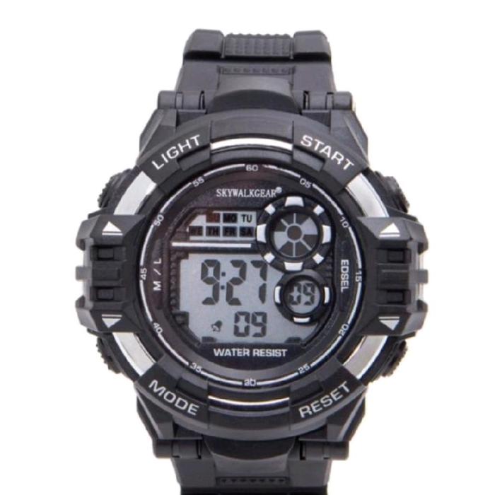 Skywalkgear Jam Tangan Digital Pria Tahan Air dengan Fitur Light Start Mode Reset dan Tampilan Warna