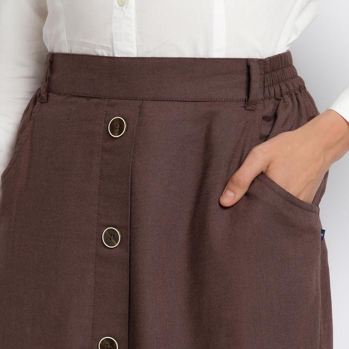 Flamoush Zephir Brown Long Skirt
