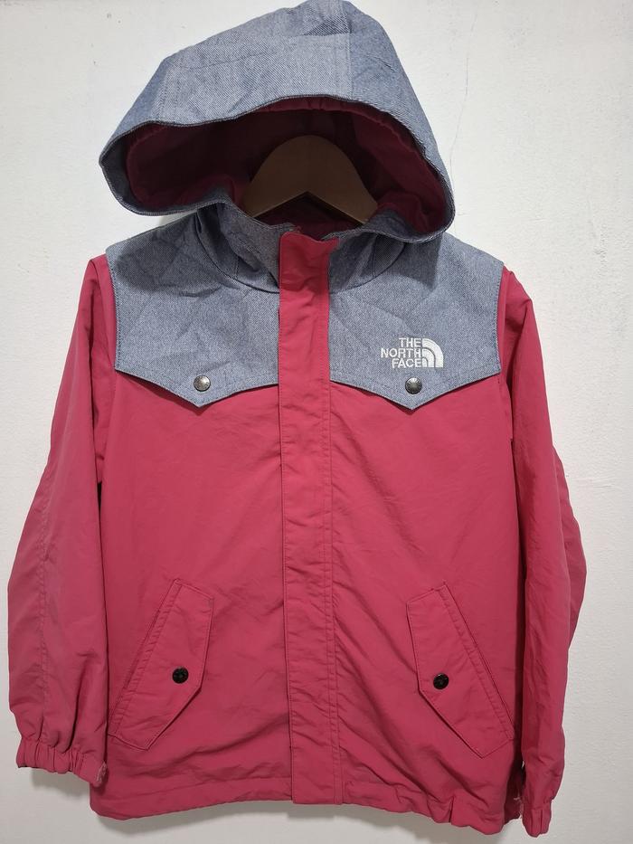 Jaket TNF Outdoor Anak 5-6 Tahun Denim RARE Tebal | Like New