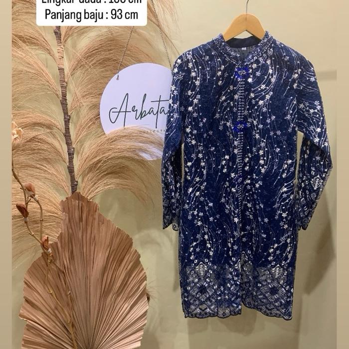 Kebaya brukat kekinian manik glamor Baju