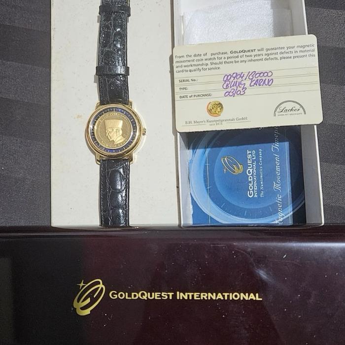 Goldquest International Jam Tangan Soekarno Limited Edition Dengan Kardus Original Goldquest Interna