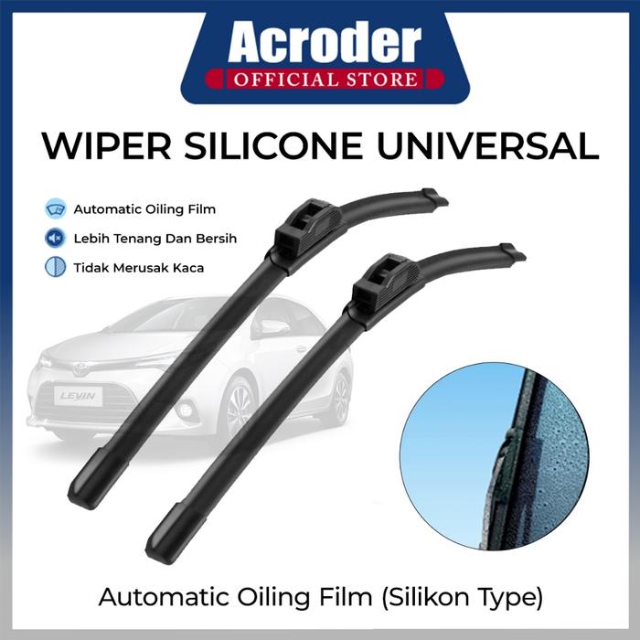 Acroder Wiper Silikon Mobil Universal Karet Tanpa Bingkai Frameless 14"-26" Berkualitas Tinggi