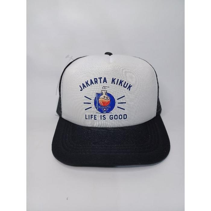 topi jaring trucker Jakarta kikuk free stiker bisa bayar di tempat
