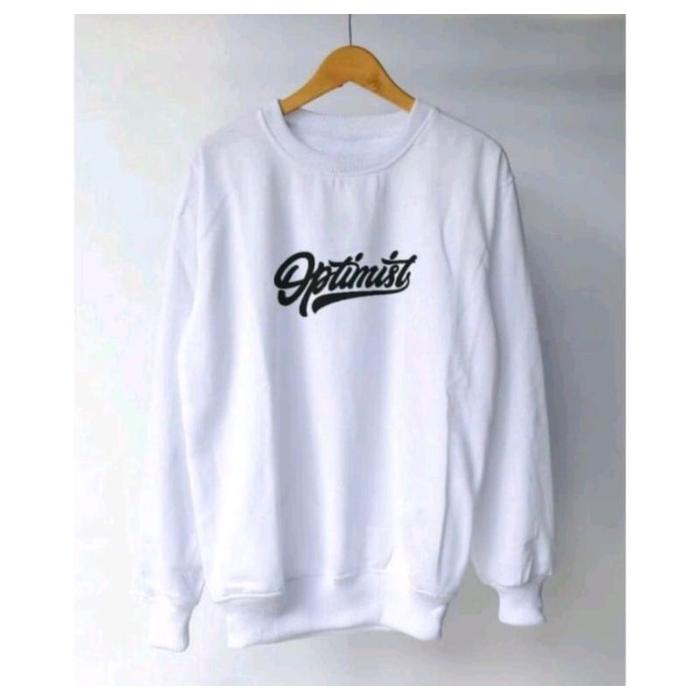 Sweater Crewneck OPTIMIS distro unisex