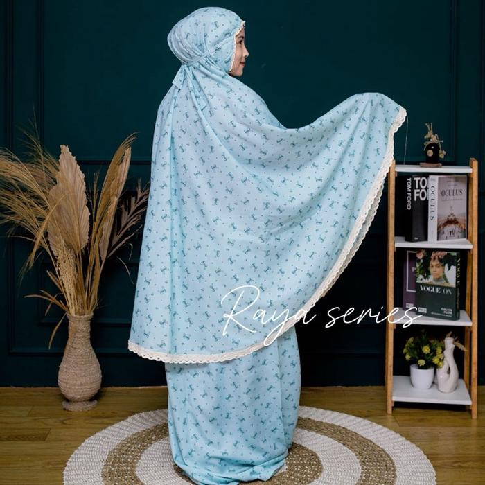 KL| Mukenah 2in1 || Mukenah rayon motif pita
