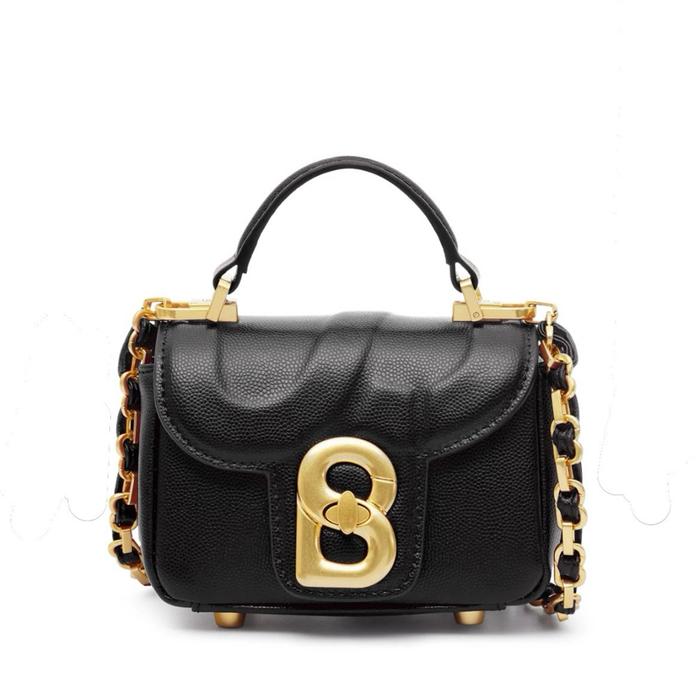 Alma Leather Micro Bag - Black