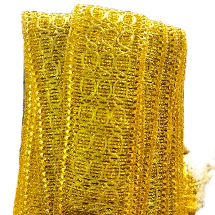 RENDA BAJU ADAT WARNA EMAS