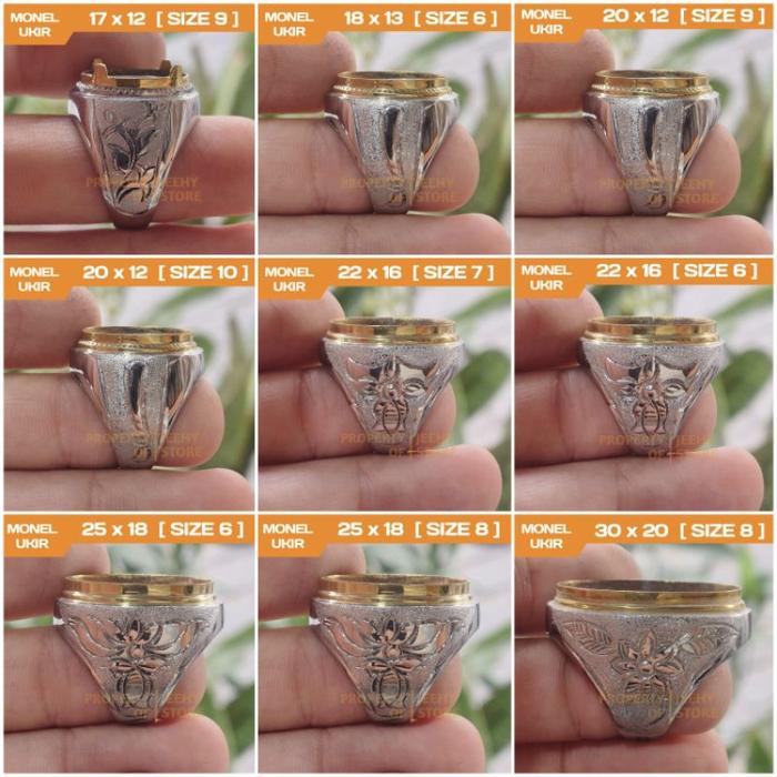 RING CINCIN MONEL SUPER GRAFIR UKIR