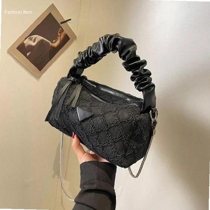 BELIBAG Tas Selempang Wanita Jeans Terbaru Tali Rantai Mini Sling Bag H003 | Kekinian
