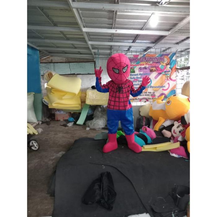 Termurah !! Kostum Badut Spiderman Anak Dewasa S-XXL