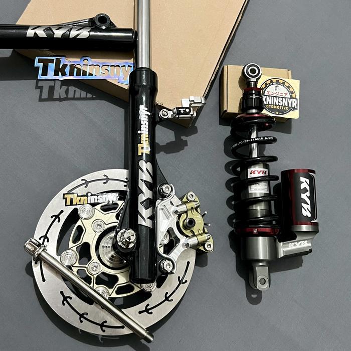 Paket Shockbreaker Depan KYB Elite Vario BeAT Scoopy Disc 220mm