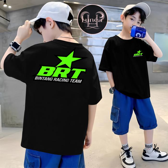 KAOS ANAK T-SHIRT BRT BINTANG RACING TEAM / Baju UNISEX Kaos BRT BINTANG RACING TEAM