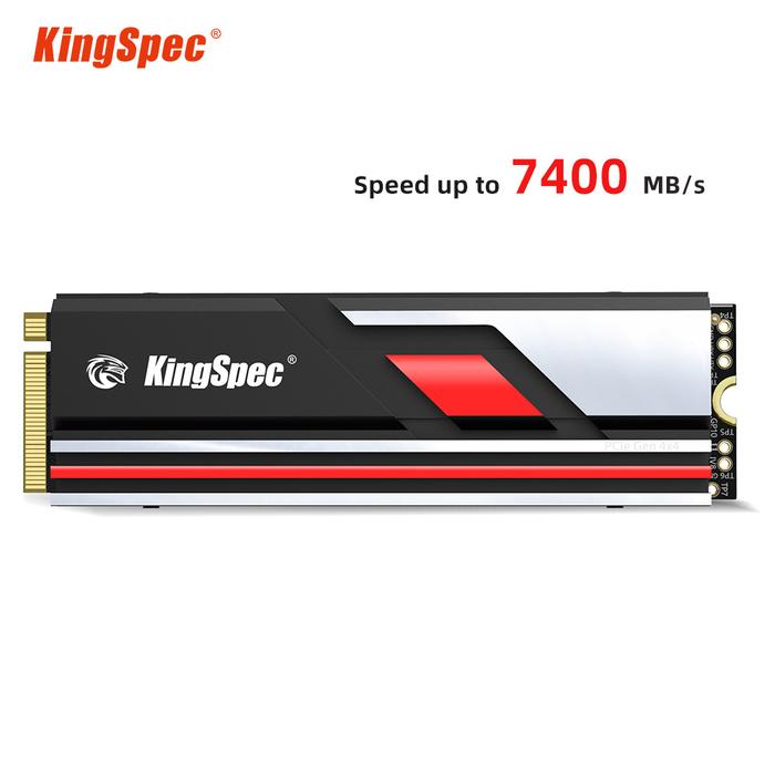 KingSpec SSD NVMe 4.0 M2 1TB 2TB 4t 512GB HDD M.2 PCIe 4.0 X4 7400