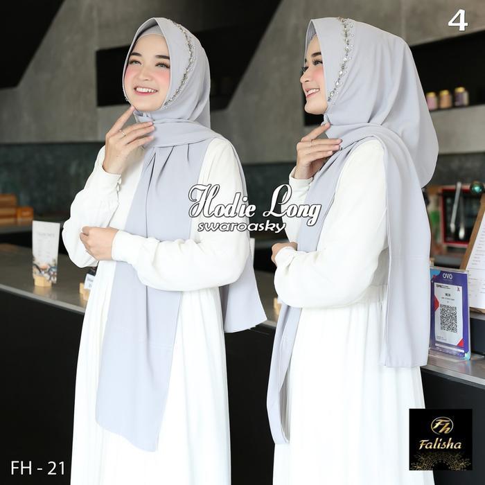 Jilbab Pashmina Hodie Long Swaroski Ori Falisha Hijab Ceruti Muslim