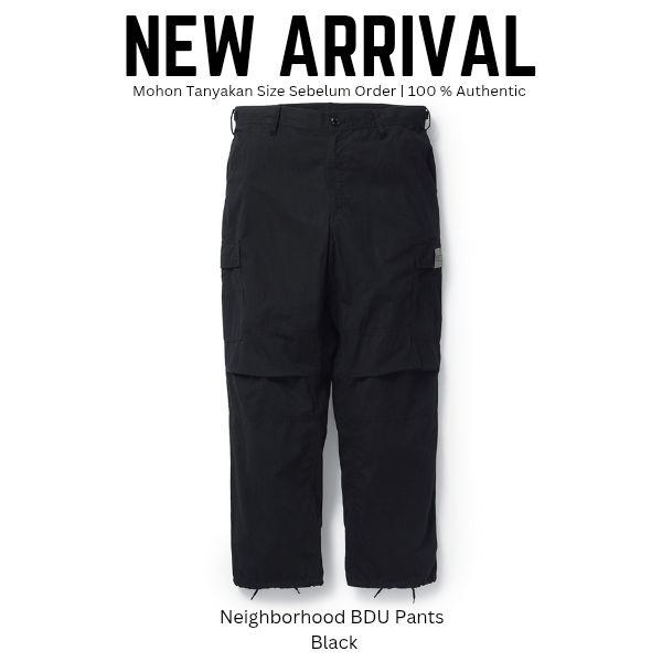 Neighborhood BDU Pants Black Celana Cargo Original 100%