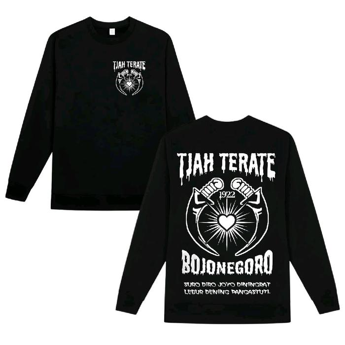 Promo !! Gratis Stiker Norm STORE Longsleeve | Custom Tjah Terate Bojonegoro PSHT | Cotton Fleece 28