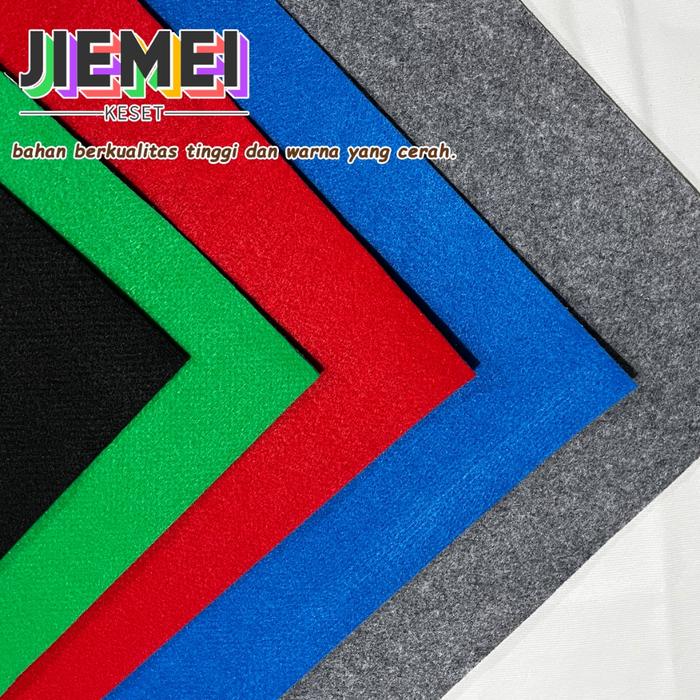 JIEMEI Karpet Bludru 100x200 cm Karpet Pameran/Karpet Panggung/Karpet Masjid