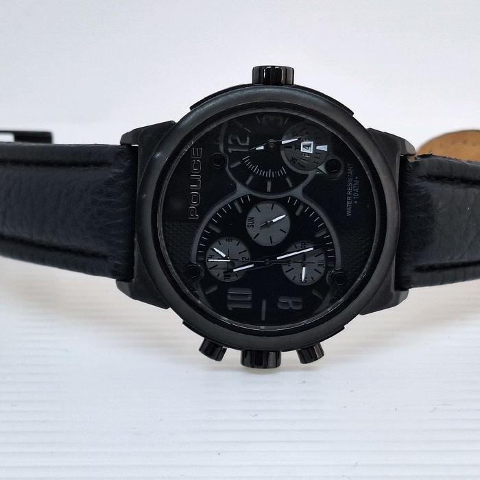 jam police cronograph dual time original second Style