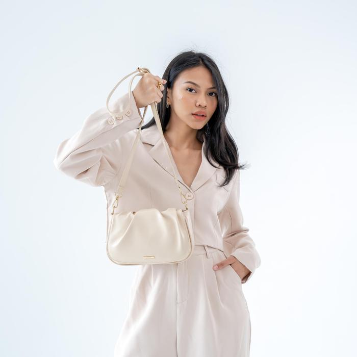 Flicka Sling Bag DD 103 IVORY Tas Bahu Selempang Wanita