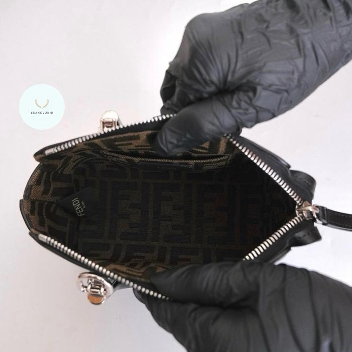 FENDI BTW MINI CALF LEATHER IN BLACK COLOR