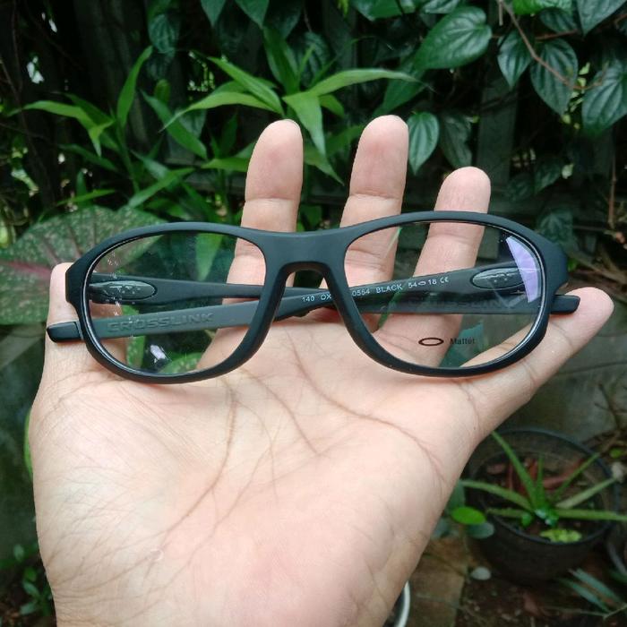 Kacamata Frame Pria O*k Ley Ox8048 Black Original Sport Model