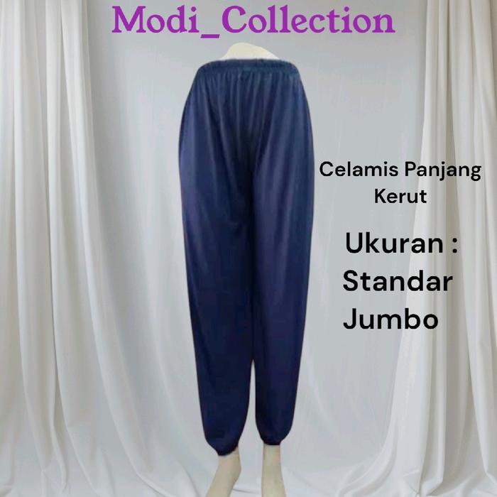 Celamis panjang kerut/Celana Dalaman Gamis /Celamis Wanita/Celamis Polos/ Celamis panjang / Celamis