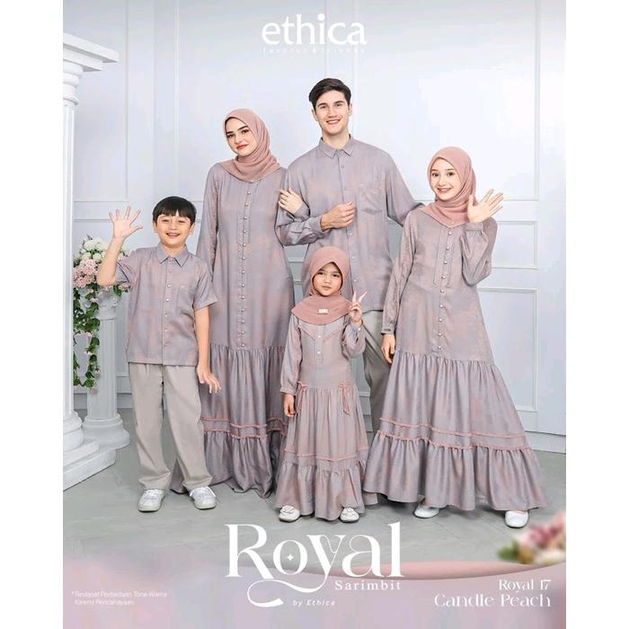 sarimbit ethica royal 17 candle peach