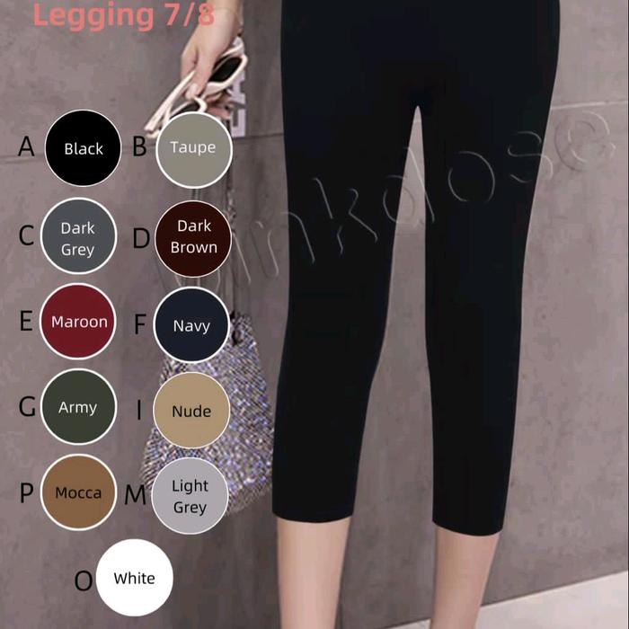 Leging import/leging pinkdose/leging 7/8/leginh rajut import/leging dalamanan gamis/leging celana da