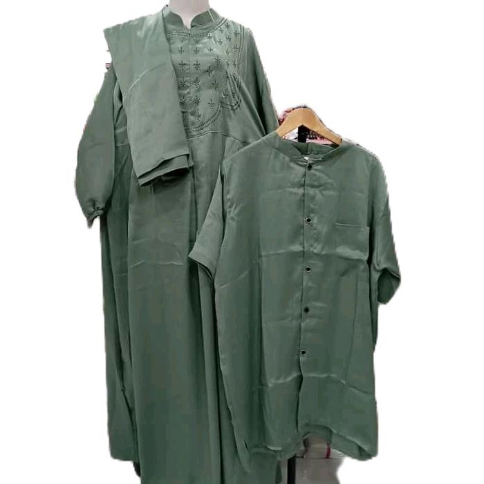 GAMIS SET COUPLE SUAMI ISTRI PAPA MAMA Pasangan