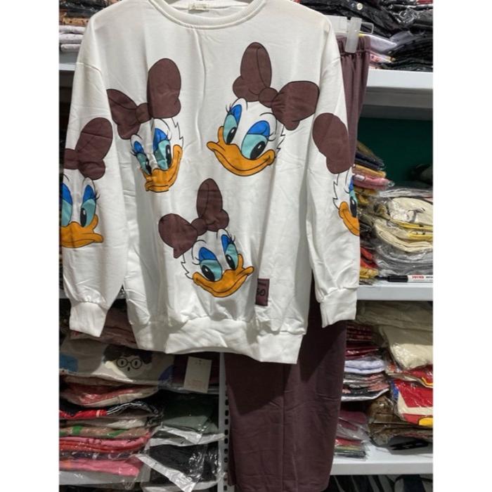 ￼Setelan cargo sijiso LD120 PB70 PC90-93 Katun Motif Celana Panjang Kaos