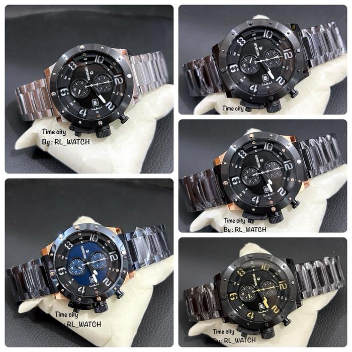 Jam Pria Expedition E6381 RANTAI Chronograph