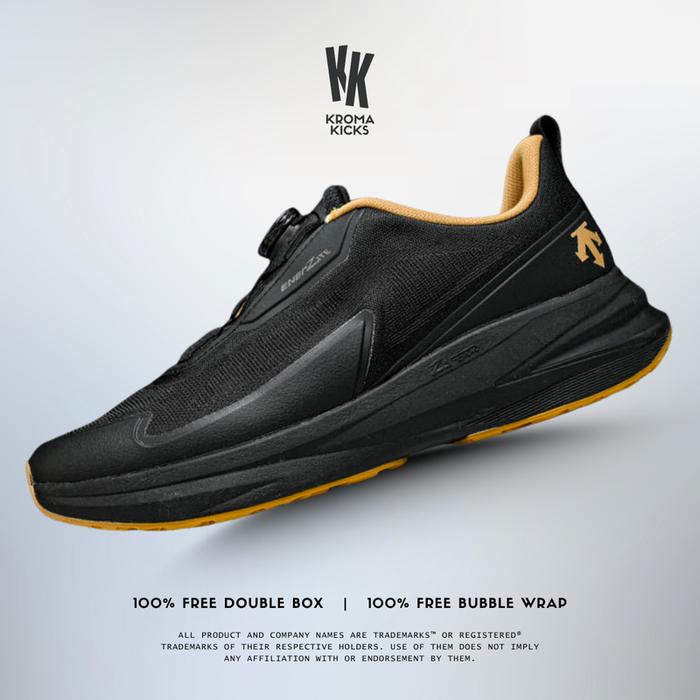 Descente BOA Lavitate II GTX Black Yellow Sneaker Sepatu D5231RRN08 (Size 40-45)