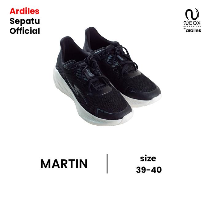 NEW NEOX BY ARDILES MARTIN LIMITED EDITION | Sepatu Sneakers Pria Wanita Hitam Putih Casual