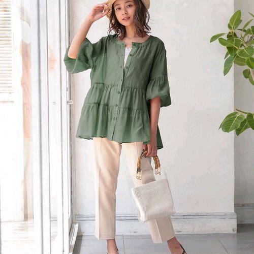 KOBE LETTUCE sheer top