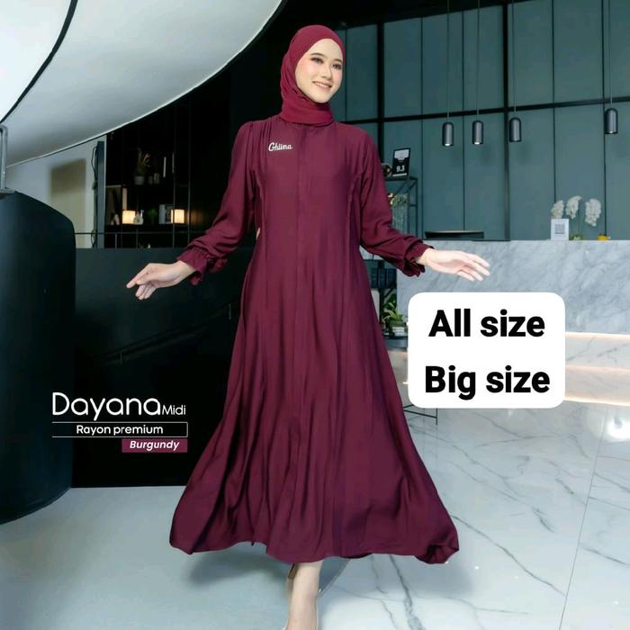 Dayana Midi by Ghina Fashion/ gamis/dress