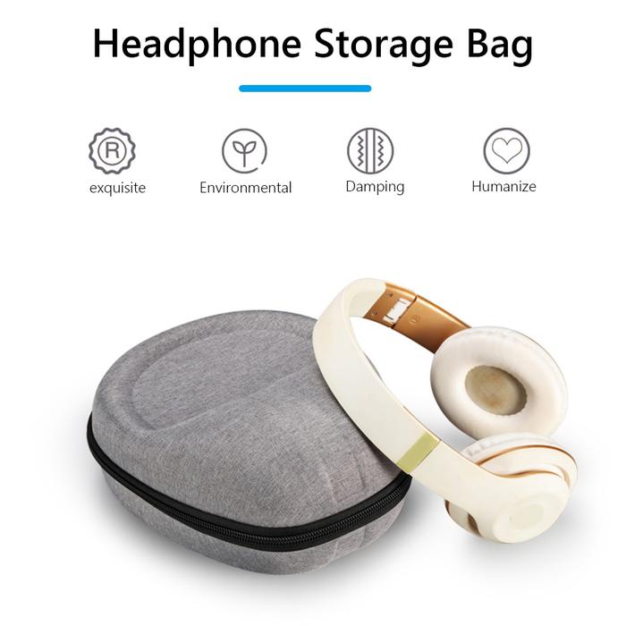 Hard EVA Headphone Case for Audio-technica Wireless Headset Storage