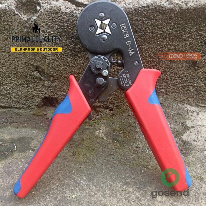 Alat Tangan Terminal Tabung Lengan Ferrule Kit Crimping 6-4A/10-6A/16-6(0.08-16mm ²) Kawat Crimper L