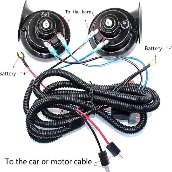 KABEL RELAY KLAKSON SET KABEL SET RELAY KLAKSON KEONG PLUS RELAY TRANSPARAN MOTOR