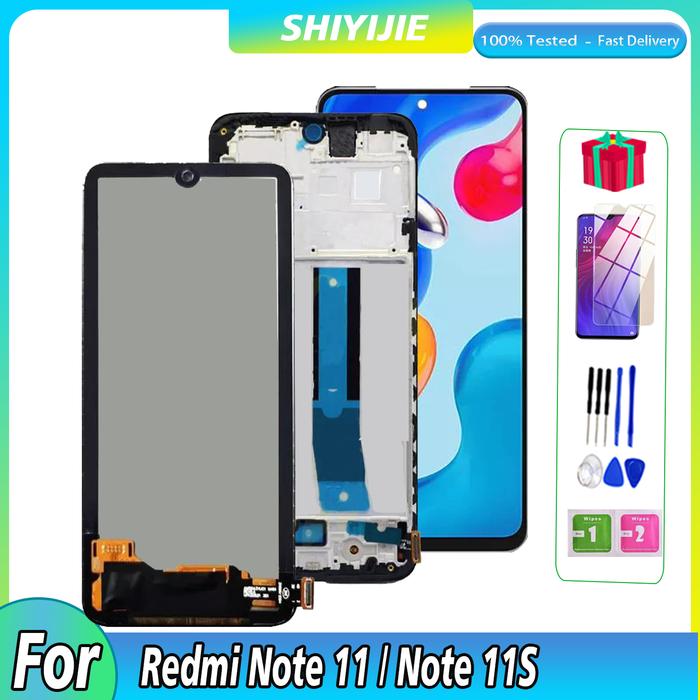 100% Tested For Xiaomi Redmi Note 11 Note11 2201117TG LCD Display