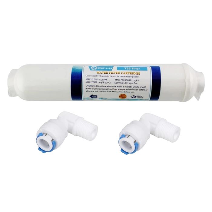 T33 Water Filter Cartridge Housing DIY T33 Shell Filter Bottle 2pcs